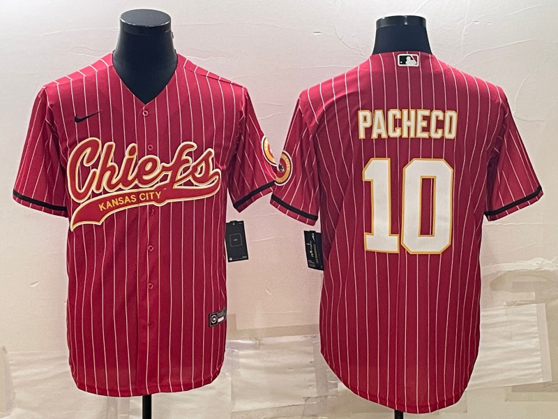 Men's Kansas City Chiefs Isiah Pacheco #10 Red Jersey Joint Edition